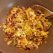 Mustard olive oil coleslaw recipe