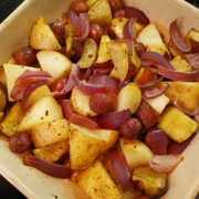 Potato and olive bake recipe
