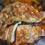 peppadew and olive pork fillet recipe